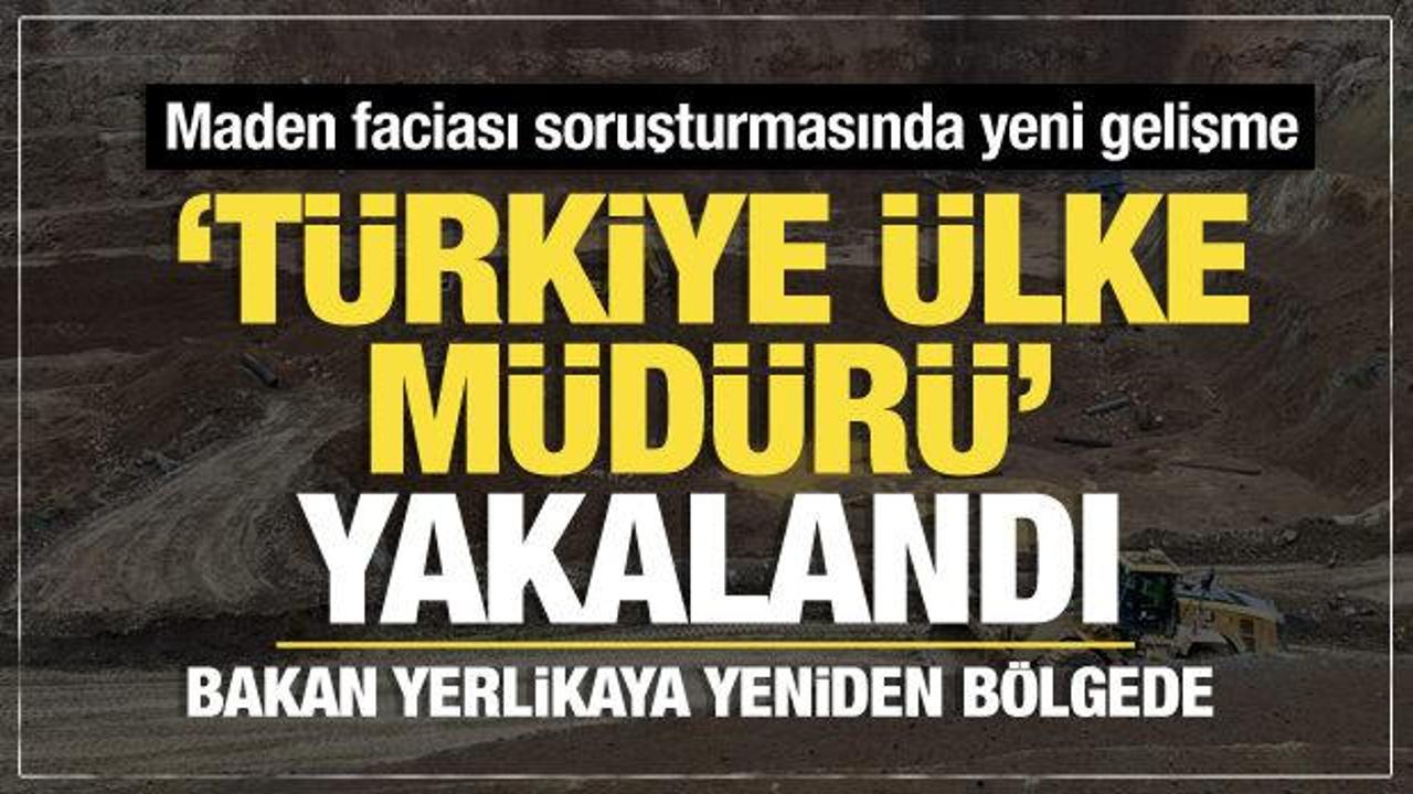 Erzincan'daki maden faciasında yeni gelişme: Şirketin Türkiye'deki müdürü yakalandı