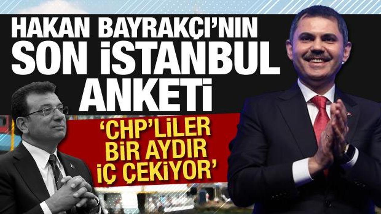 Hakan Bayrak&ccedil;ı, İstanbul'daki son anketi paylaştı: Yarış kafa kafaya gidiyor