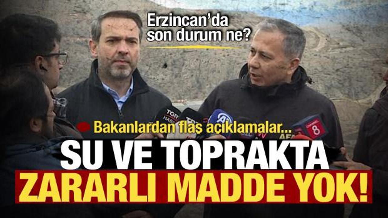 Maden kazası bölgesinde son durum ne? Bakanlardan açıklama geldi