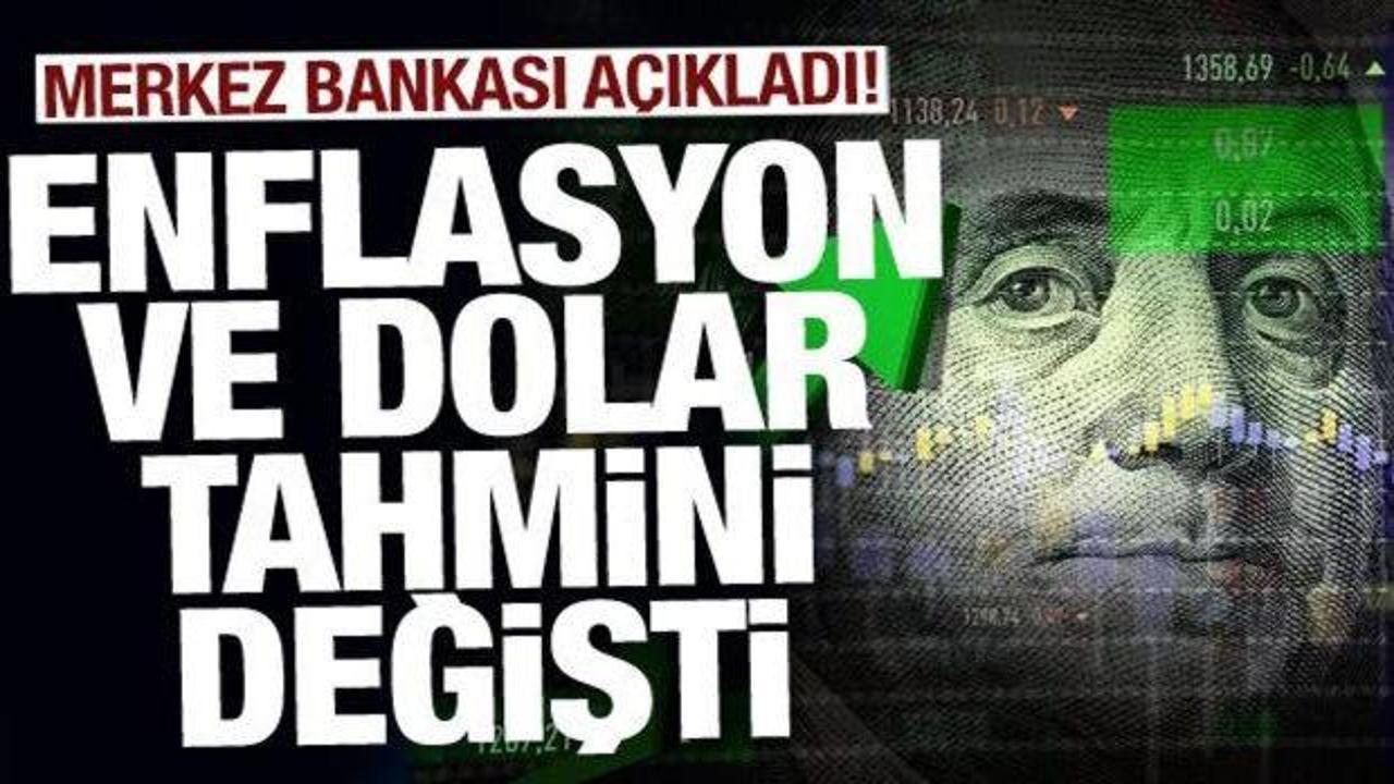 Merkez Bankası yılsonu dolar ve enflasyon tahminini açıkladı