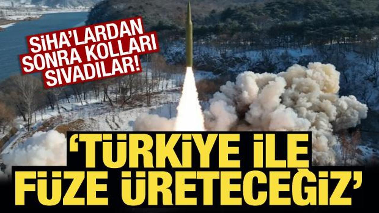 SİHA'lardan sonra kolları sıvadılar! 'Türkiye ile füze üreteceğiz'