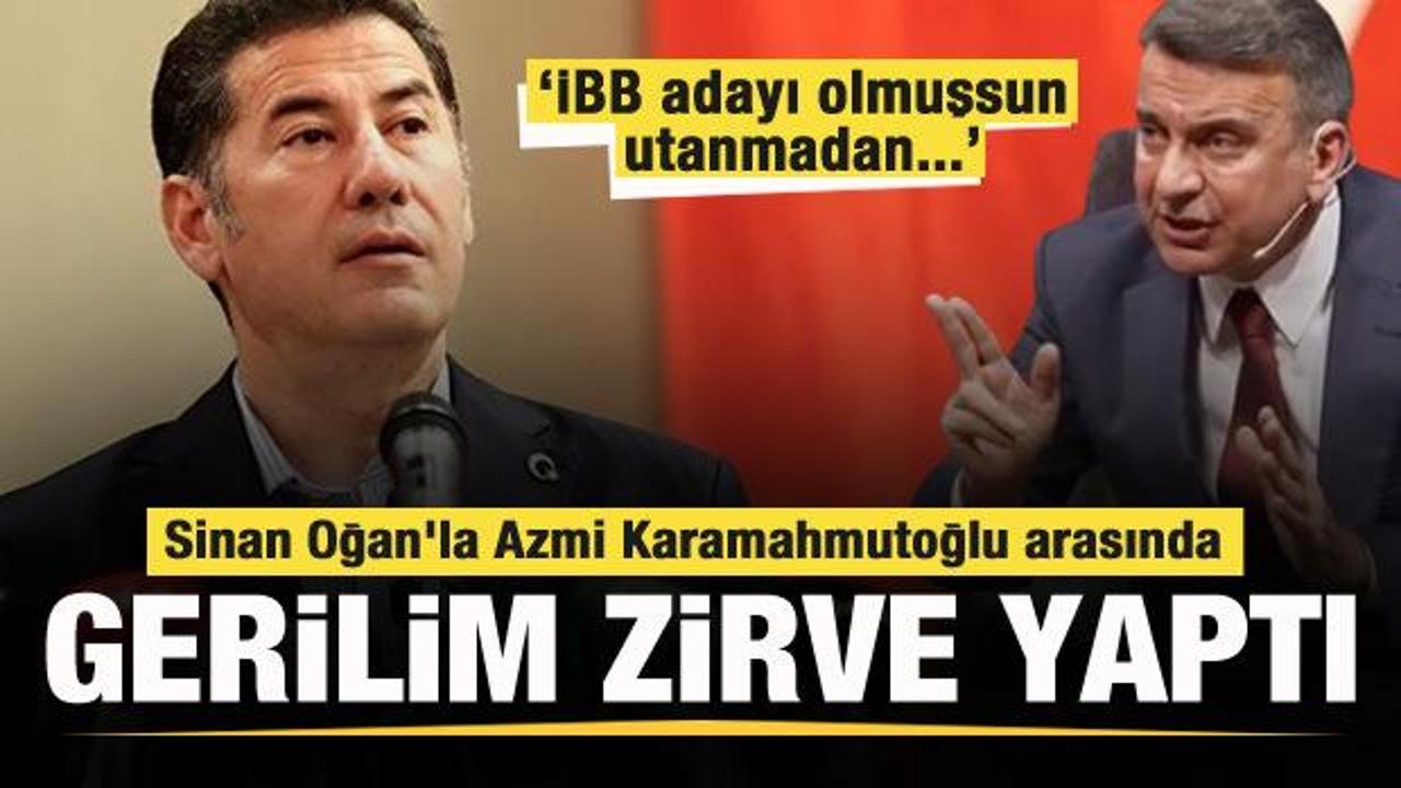Sinan Oğan'la Zafer Partisi İBB adayı Azmi Karamahmutoğlu arasında gerilim! Ağır cevap