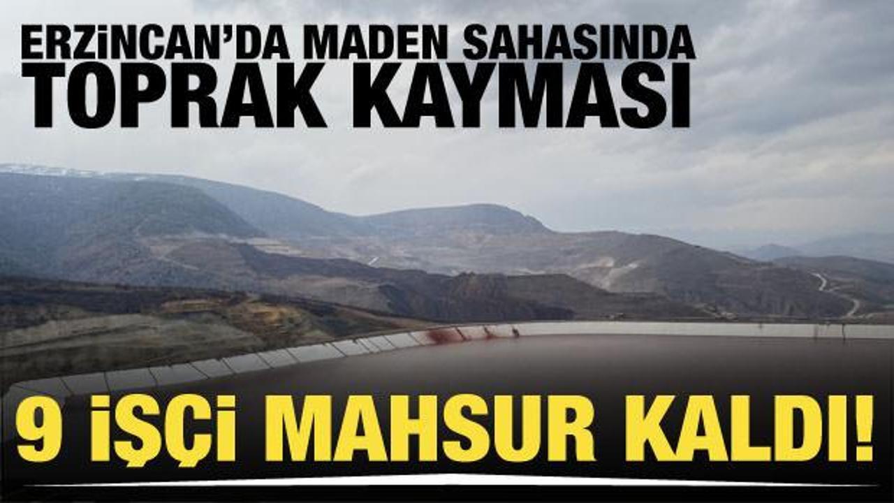 Son Dakika: Erzincan'da madende toprak kayması! Bakan Yerlikaya'dan ilk açıklama