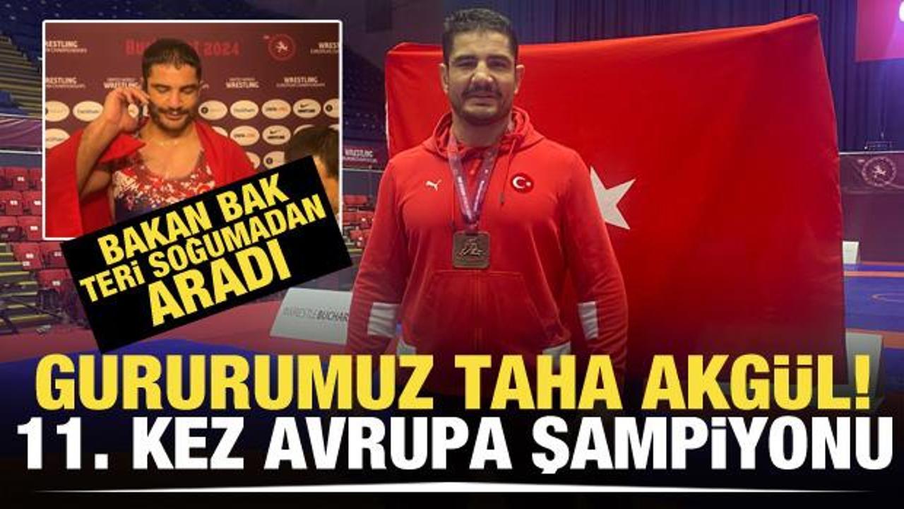 Taha Akgül 11. kez Avrupa şampiyonu oldu! 