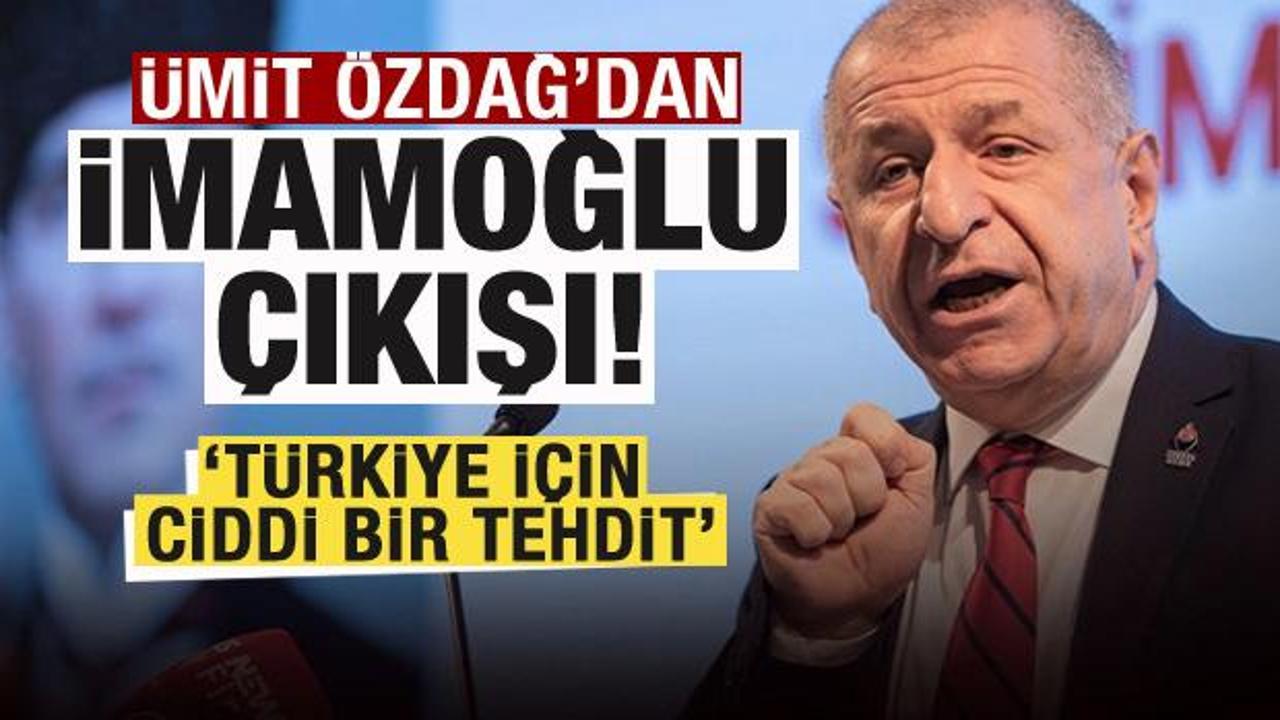 &Uuml;mit &Ouml;zdağ'dan Ekrem İmamoğlu &ccedil;ıkışı: T&uuml;rkiye i&ccedil;in ciddi bir tehdit