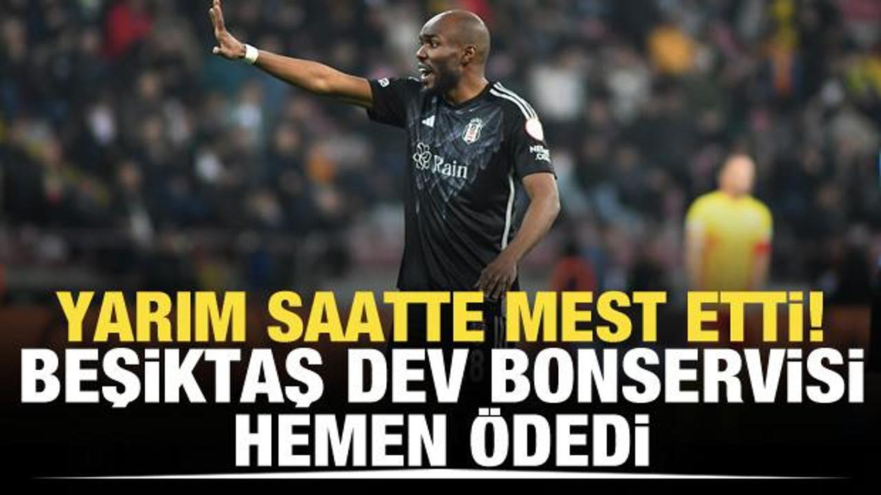 Yarım saatte mest etti! Beşiktaş dev bonservisi hemen &ouml;dedi