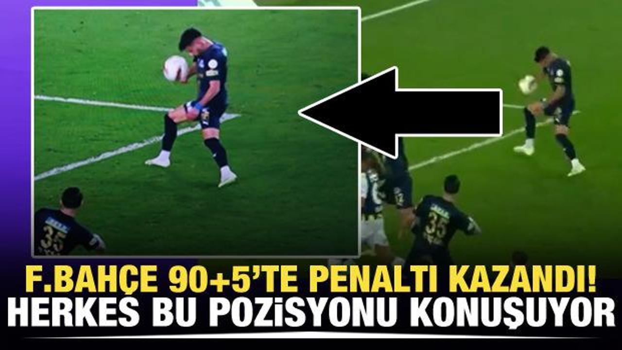Fenerbahçe 90+5'te penaltı kazandı! Herkes bu pozisyonu konuşuyor - Haber 7 Fenerbahçe