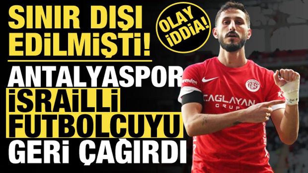 Gol sevinci sonrası sınır dışı edilmişti! Antalyaspor Jehezkel'i geri çağırdı