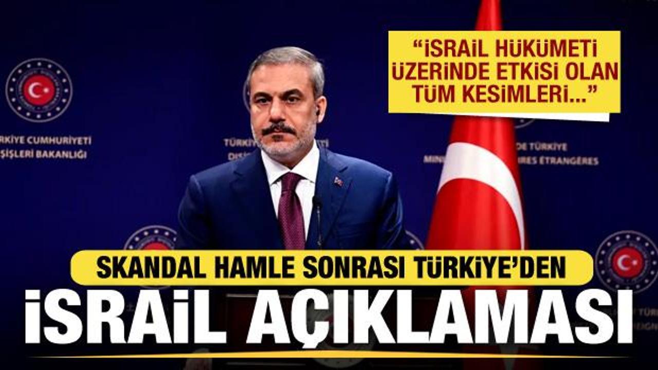 Filistin'deki katliam sonrası Türkiye'den son dakika İsrail açıklaması!