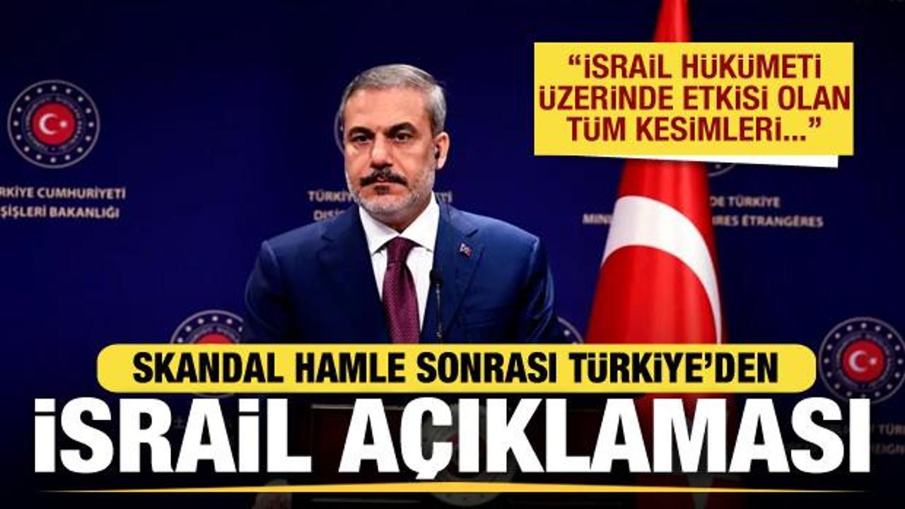 Filistin'deki katliam sonrası T&uuml;rkiye'den son dakika İsrail a&ccedil;ıklaması!