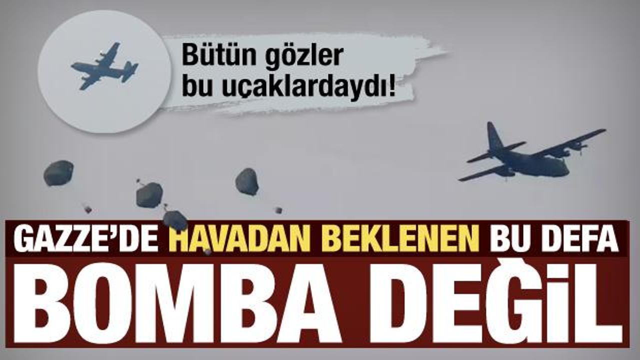 Gazze’de havadan beklenen bu defa bomba değil! Bekleyiş sonuçsuz kaldı