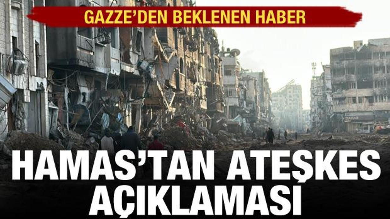 Hamas'tan ateşkes açıklaması