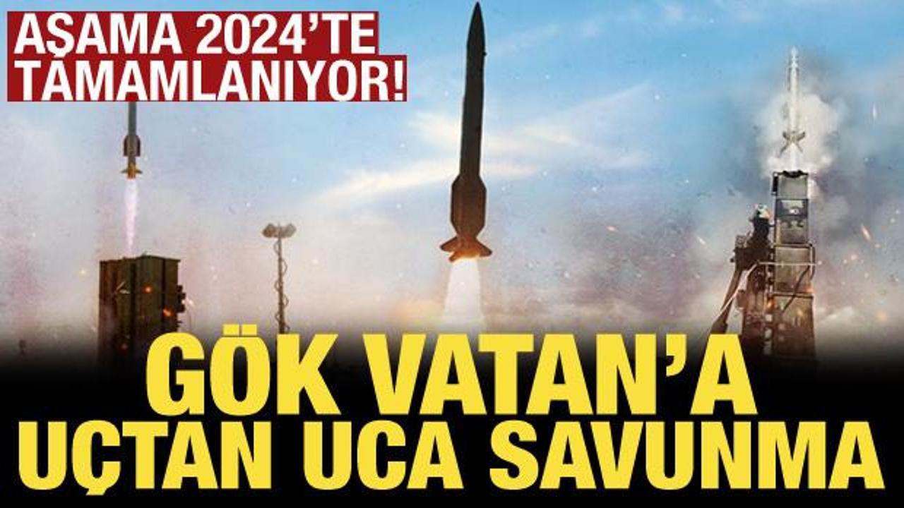 Türkiye havadan uçtan uca korunmaya alınıyor! Aşama 2024'te tamamlanıyor