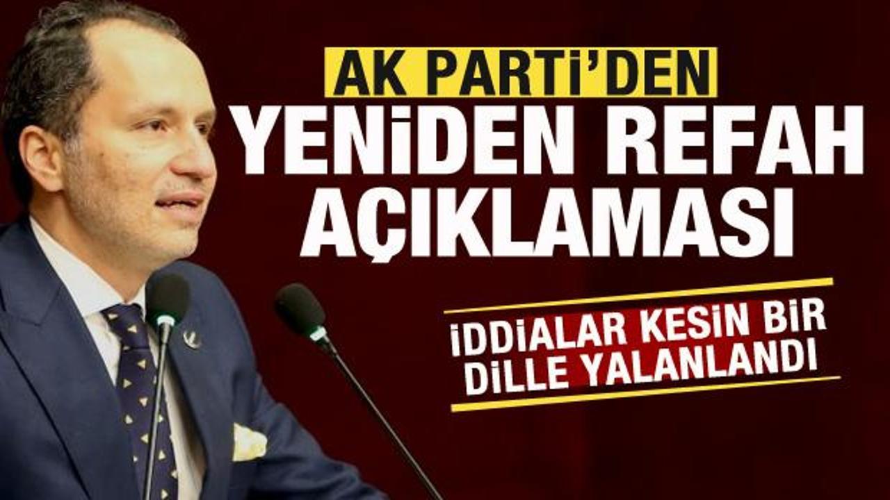 AK Parti'den Yeniden Refah a&ccedil;ıklaması: Bazı şeyler duyuyoruz...
