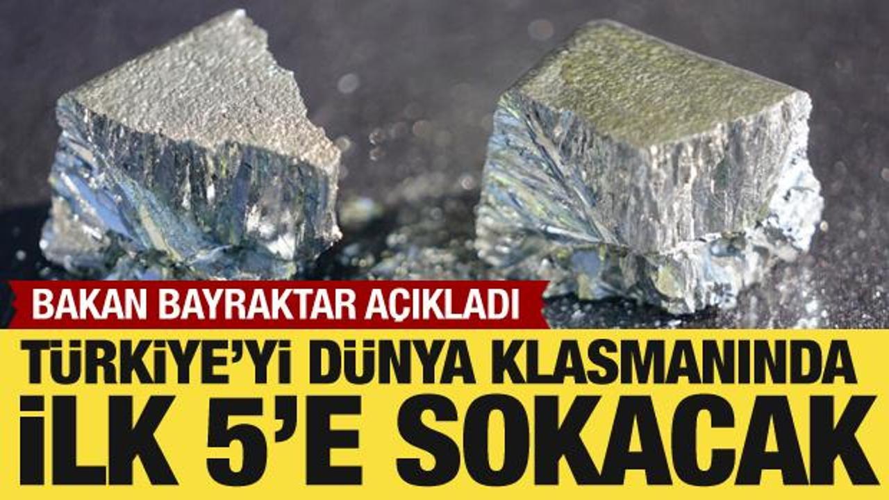 Bakan Bayraktar a&ccedil;ıkladı: T&uuml;rkiye'yi d&uuml;nya klasmanında ilk 5'e sokacak