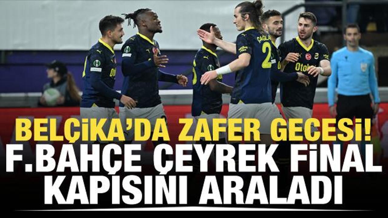 Bel&ccedil;ika'da zafer gecesi! Fenerbah&ccedil;e &ccedil;eyrek final kapısını araladı
