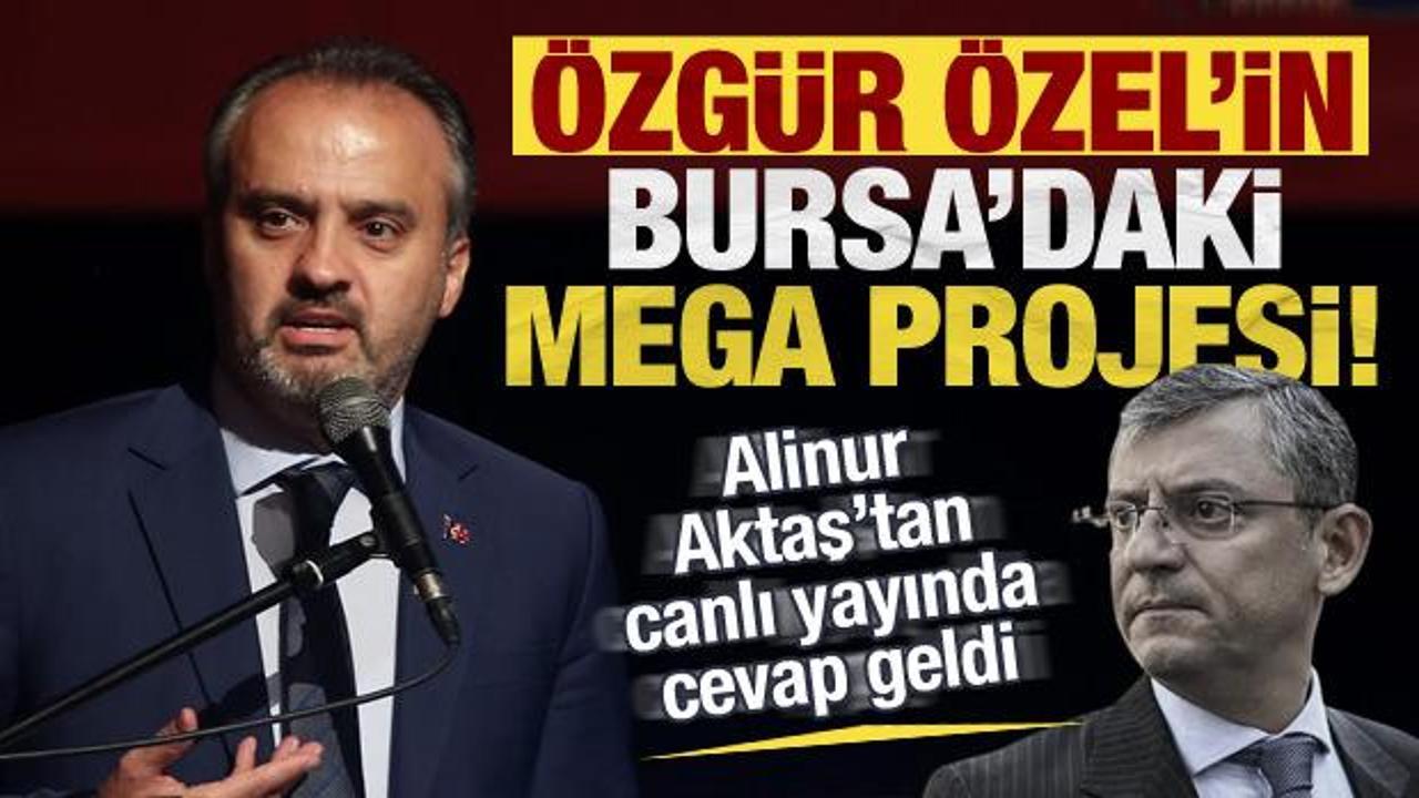 Bursa Büyükşehir Belediyesi Başkanı Alinur Aktaş'tan önemli açıklamalar...
