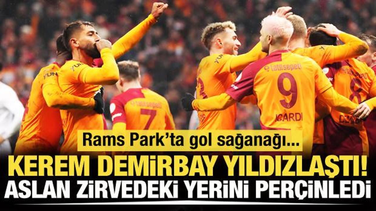 Rams Park'ta 'Demirbay'ın gecesi! Aslan, Rizespor'a gol oldu yağdı
