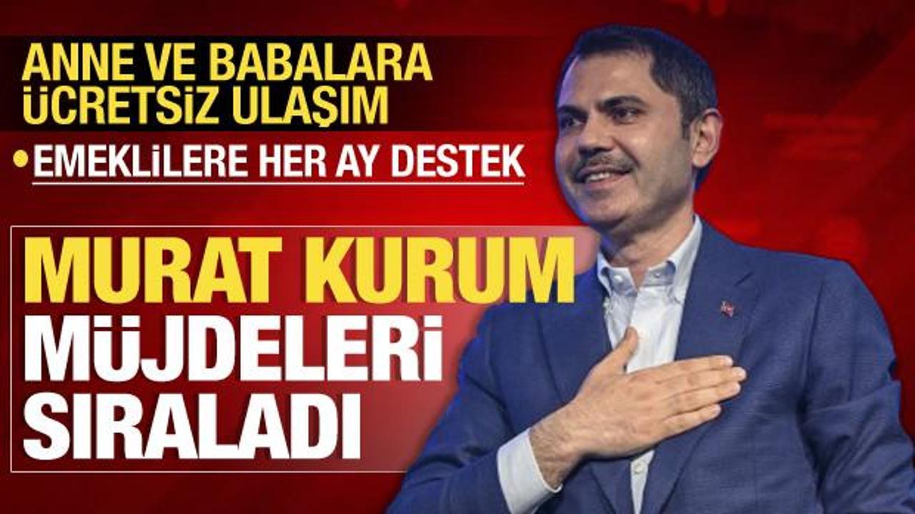 Murat Kurum 'sosyal belediyecilik' projelerini anlattı: Anne ve babalara ücretsiz ulaşım