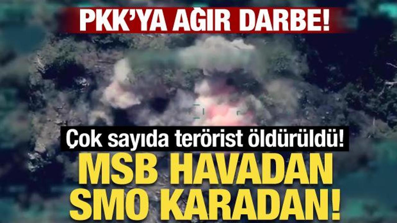 Son Dakika: Irak ve Suriye'nin kuzeyinde 13 PKK'lı etkisiz hale getirildi!