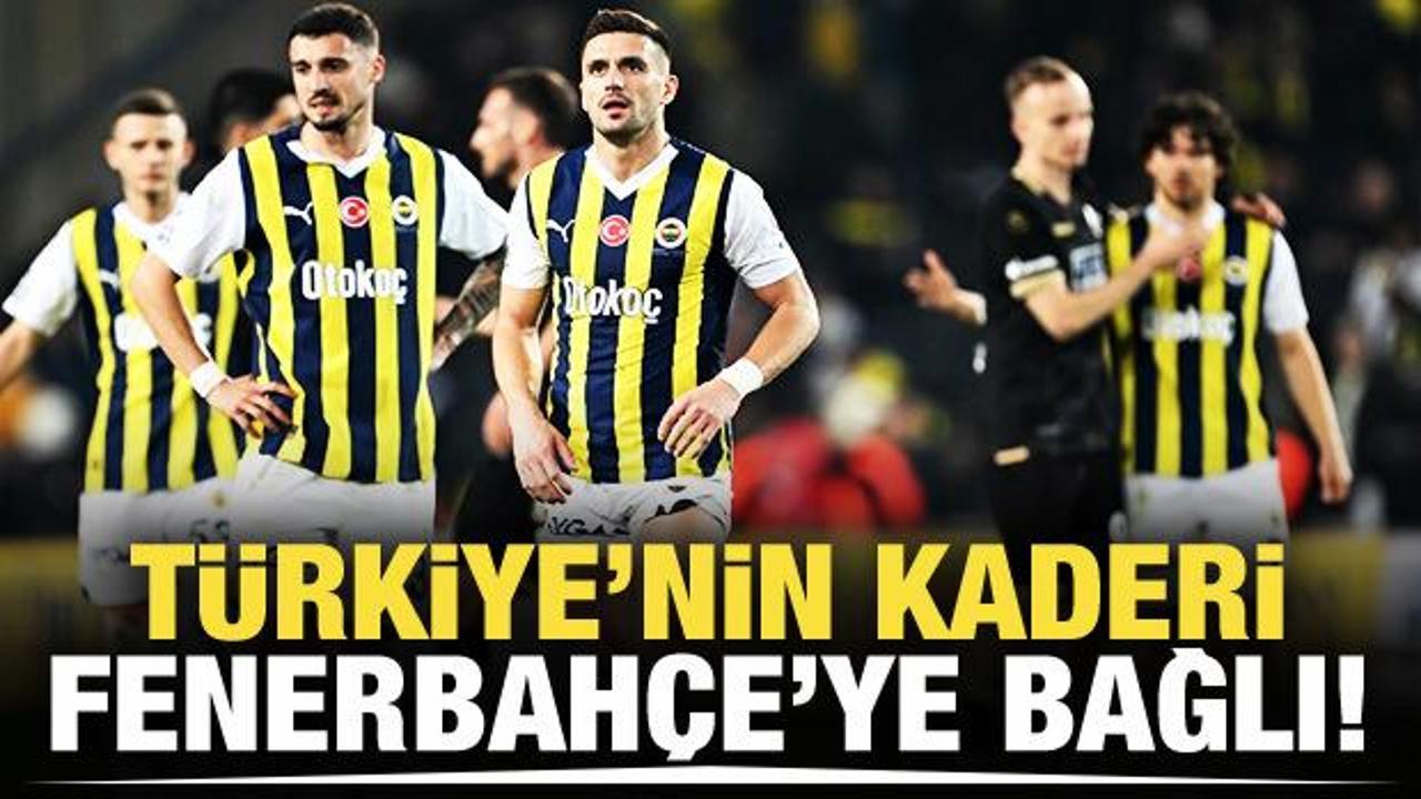 T&uuml;rkiye'nin kaderi Fenerbah&ccedil;e'nin elinde