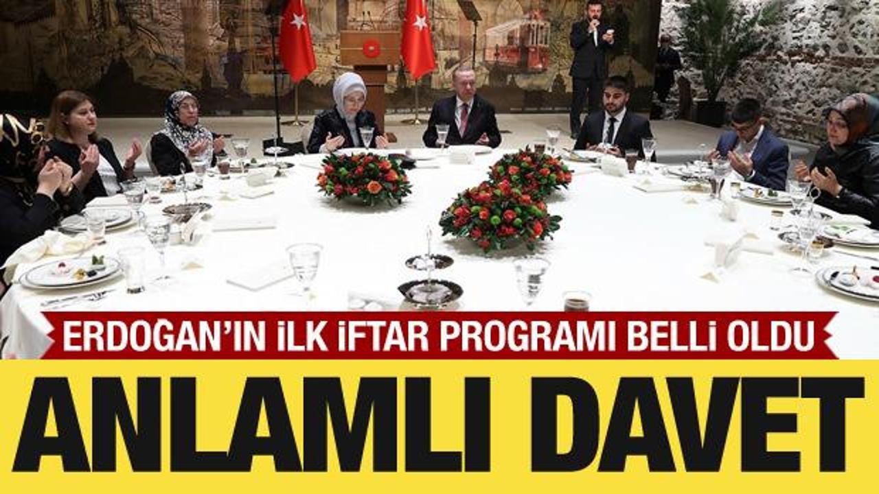 Cumhurbaşkanı Erdoğan, ilk iftarı şehit aileleri ile yapacak