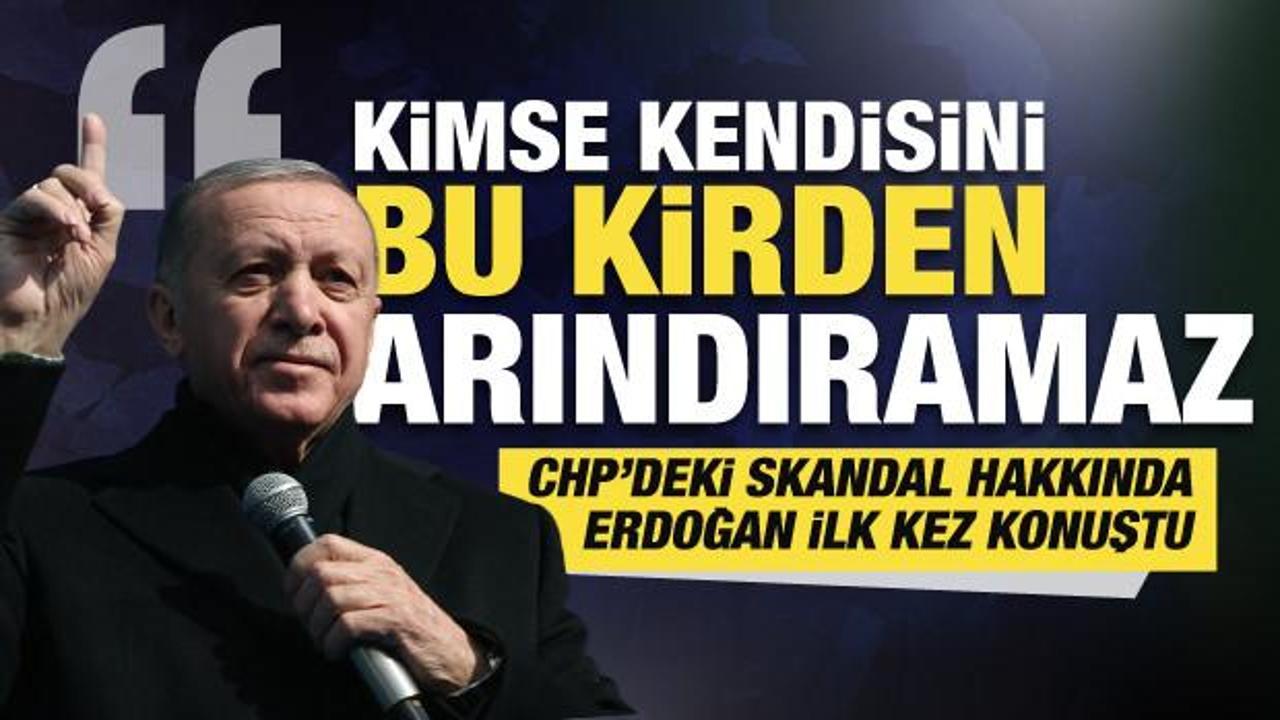 Cumhurbaşkanı Erdoğan'dan CHP'ye sert tepki: Oyun iyice kirlendi!