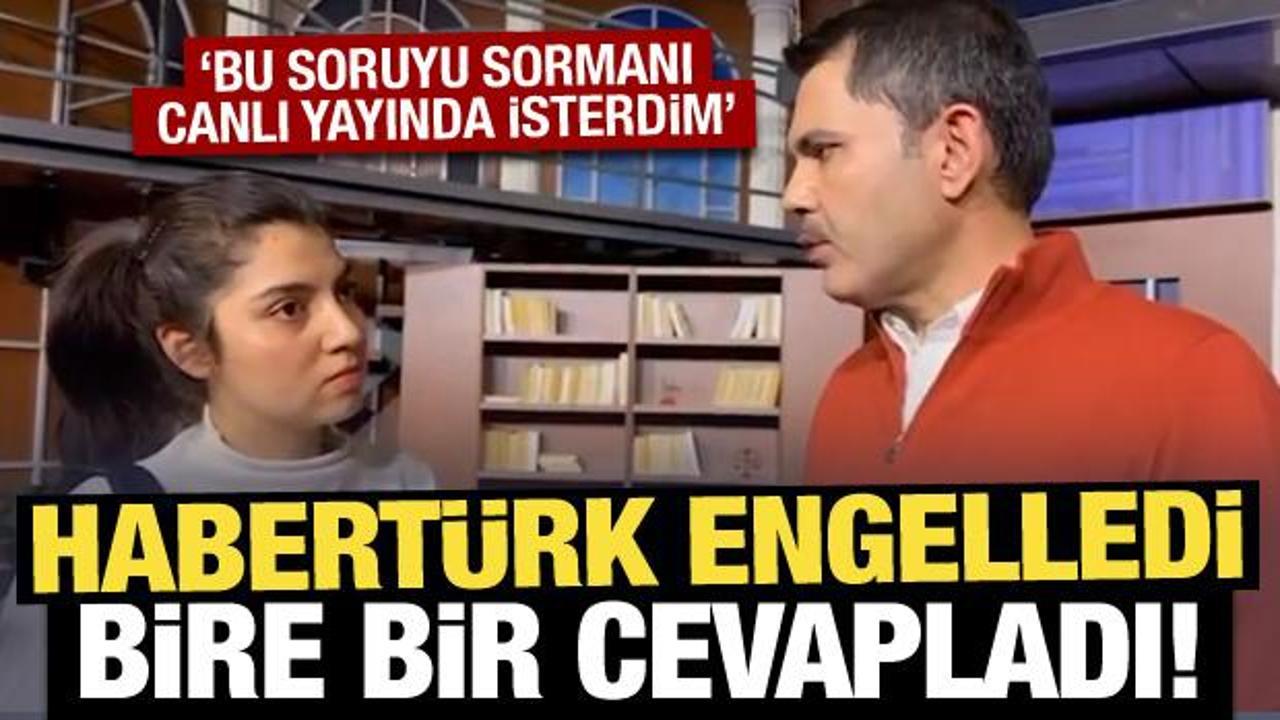 Habert&uuml;rk &lsquo;Gazze&rsquo; sorusunu engelledi: Murat Kurum, program sonrası cevapladı