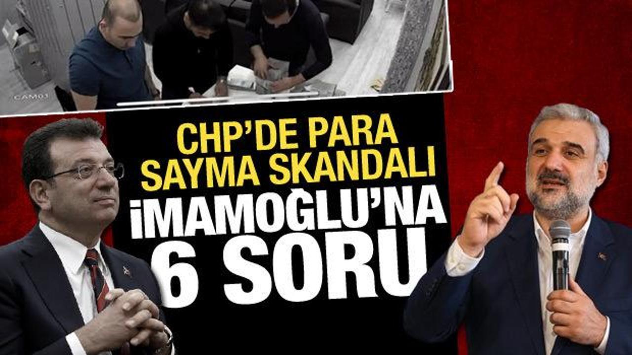 İBB'de para sayma skandalı: Kabaktepe'den İmamoğlu'na 6 soru