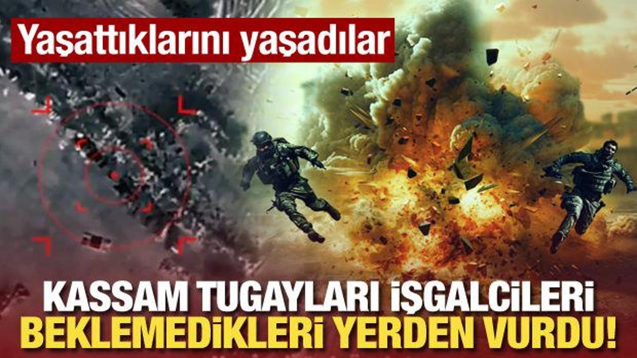 Kassam Tugayları işgalci İsrail’i beklemedikleri yerden vurdu! Yaşattıklarını yaşadılar