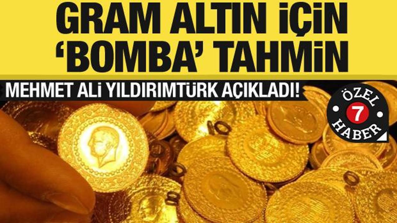 Mehmet Ali Yıldırımtürk tarih verdi! Gram altın 3 bin 500 TL olacak