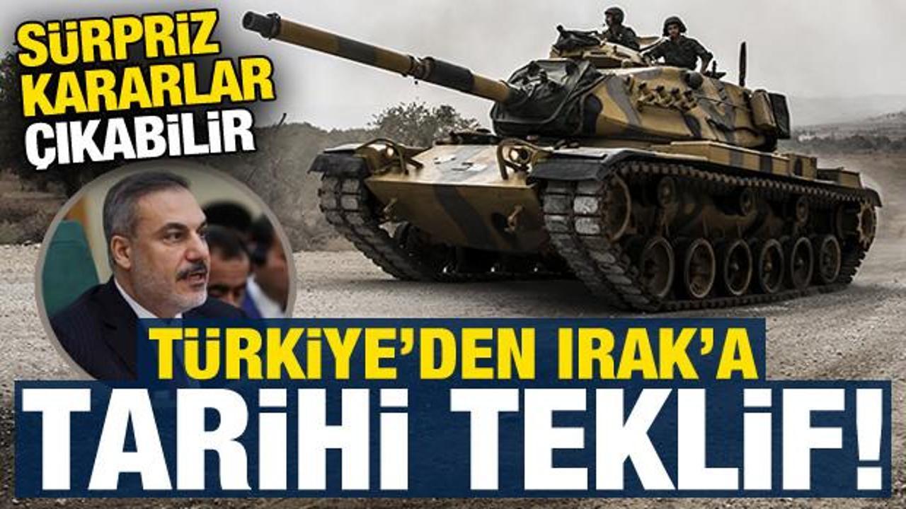 Türkiye'den Irak'a tarihi teklif! Süpriz kararlar çıkabilir...