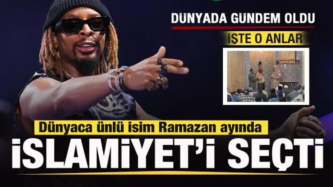 Ünlü rapçi Lil Jon ramazan ayında İslam'ı seçti! Dünyada gündem oldu