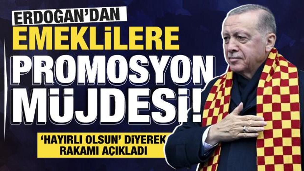 Cumhurbaşkanı Erdoğan emeklilere güzel haberi duyurdu: 'Hayırlı olsun' 