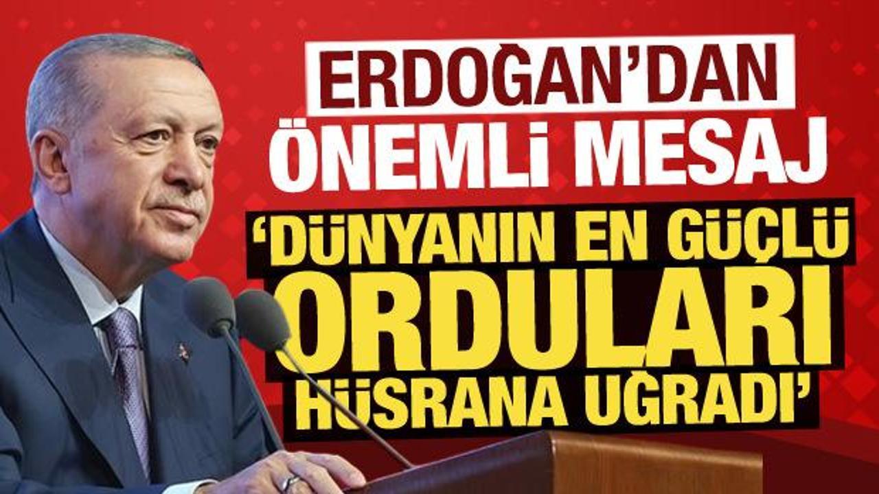 Cumhurbaşkanı Erdoğan'dan 18 Mart mesajı 