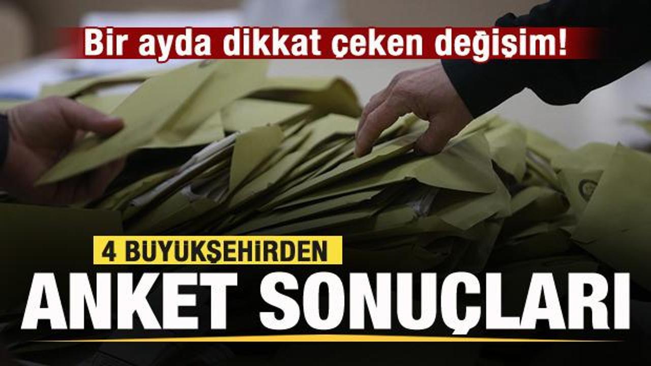 Kayseri, Gaziantep, Diyarbakır, Eskişehir seçim anketi sonuçları! Zirve değişti