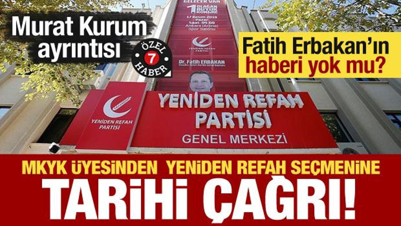 Yeniden Refah'ın MKYK üyesi Akyüz'den kritik 'Murat Kurum' çağrısı!