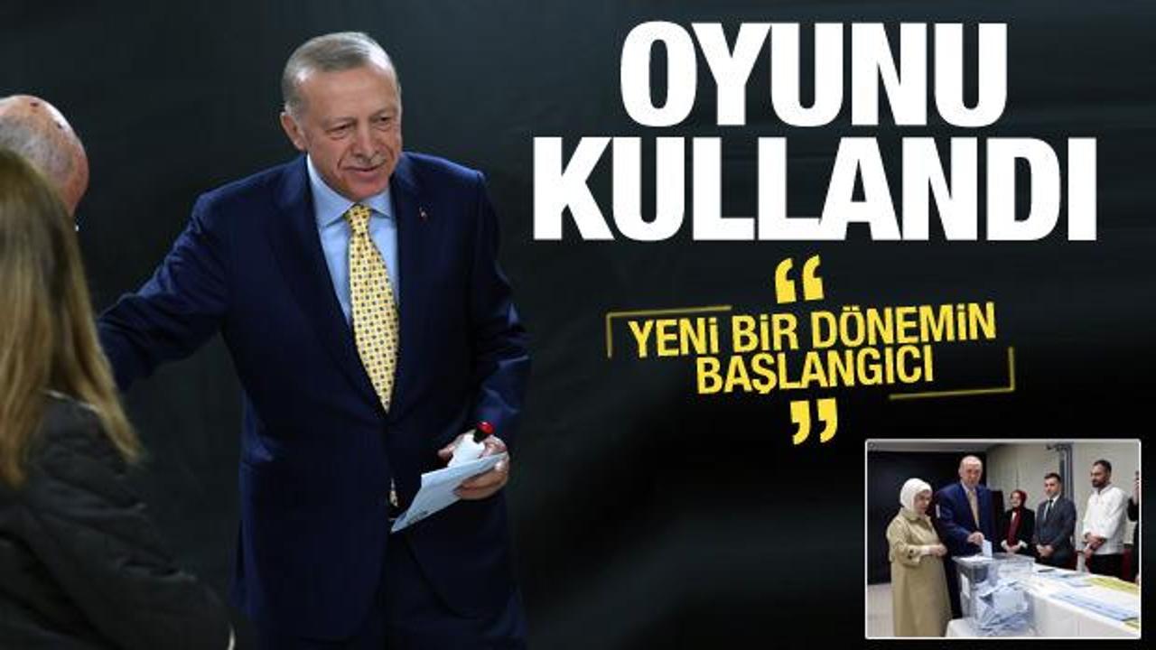 Oyunu kullanan Cumhurbaşkanı Erdoğan'dan ilk a&ccedil;ıklama