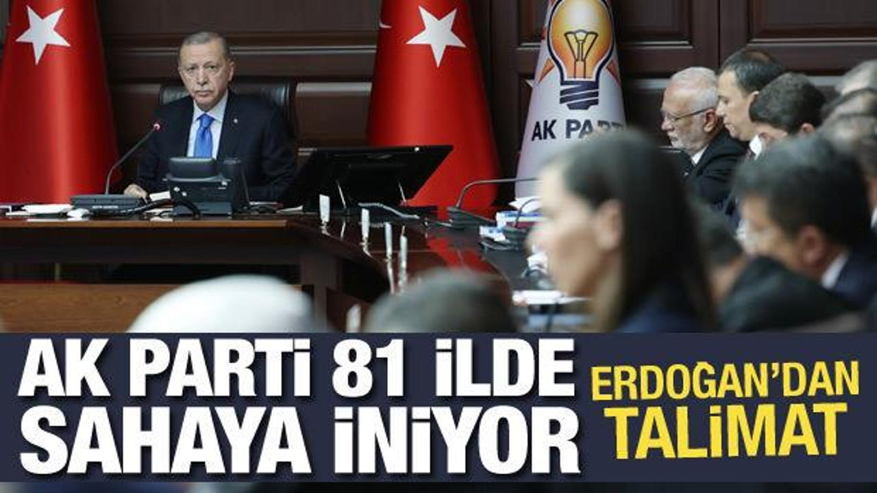 AK Parti sahaya iniyor: Erdoğan'a rapor sunulacak