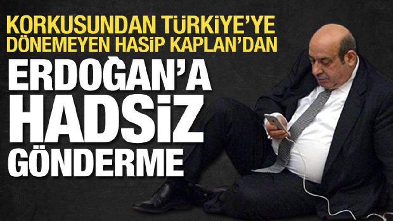 DEM Partili Hasip Kaplan'dan Cumhurbaşkanı Erdoğan'la ilgili hadsiz tweet