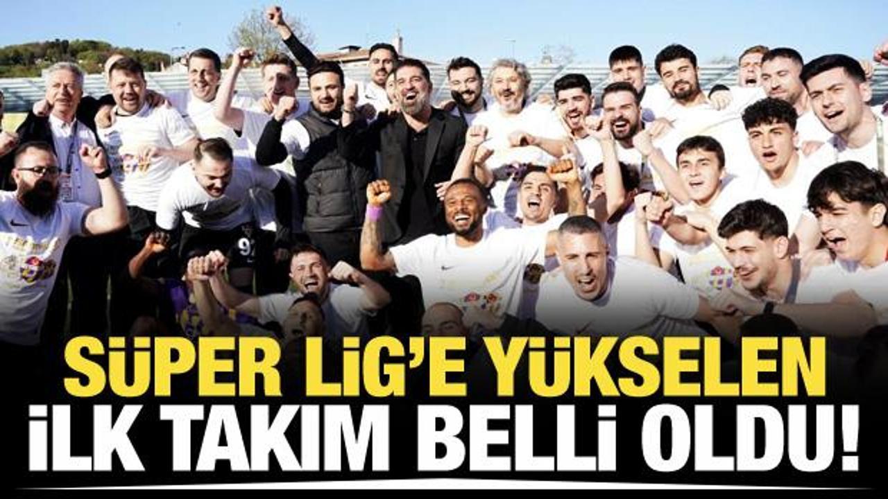 Eyüpspor, Süper Lig'e yükseldi!