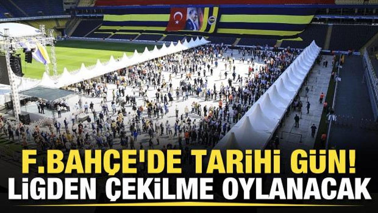 Fenerbahçe'de tarihi gün! Ligden çekilme oylanacak