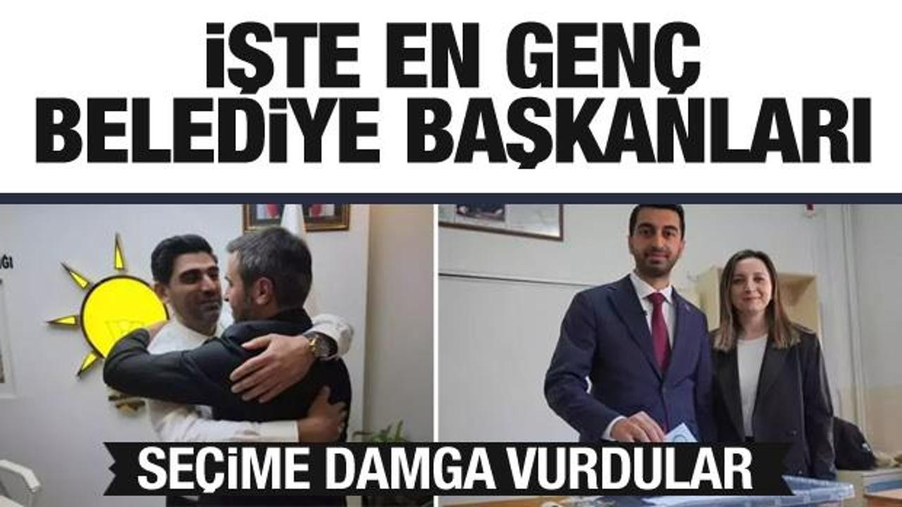 Sonuçlar açıklandı! İşte Türkiye'nin en genç belediye başkanları