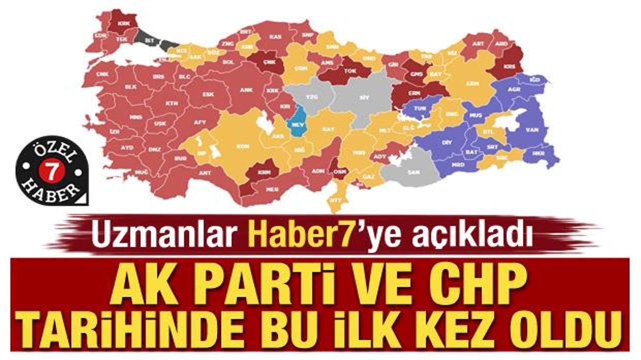 Uzmanlar açıkladı! AK Parti ve CHP tarihinde bu ilk kez oldu