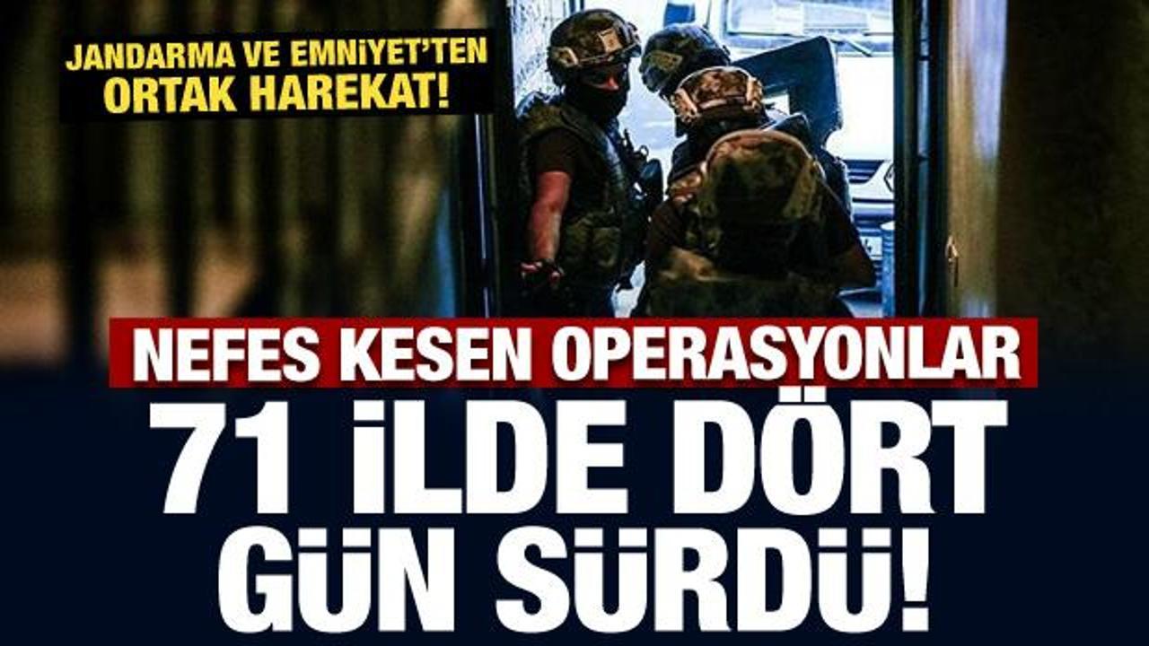 71 ilde "Mercek-16" operasyonu: 912 silah ele geçirildi!