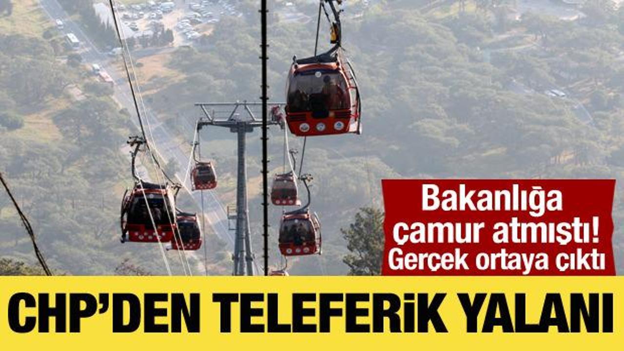 Bakanlıktan CHP'li Yavuzyılmaz'ın teleferik iddialarına yalanlama