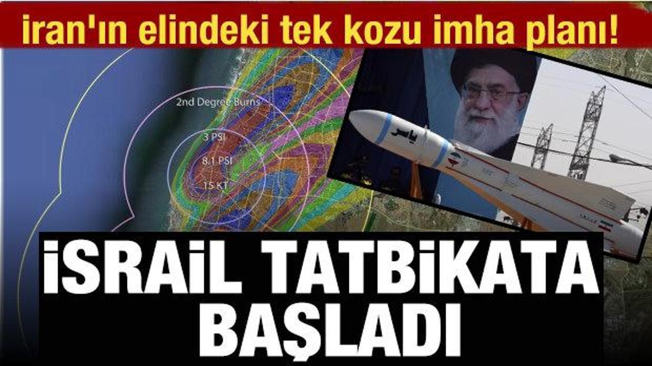İsrail, Tahran'ın olası saldırısına karşı n&uuml;kleer tesislerini vurmaya hazırlandı 