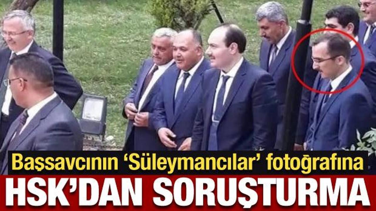 Silifke Başsavcısının 'Süleymancılar' fotoğrafına HSK'dan soruşturma