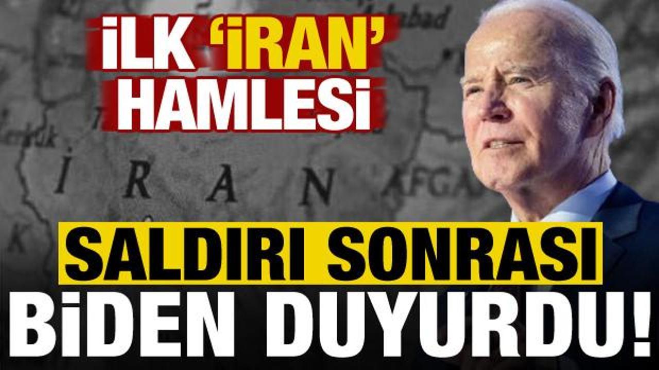 Son dakika: Biden, saldırı sonrası ilk 'İran' hamlesini duyurdu!