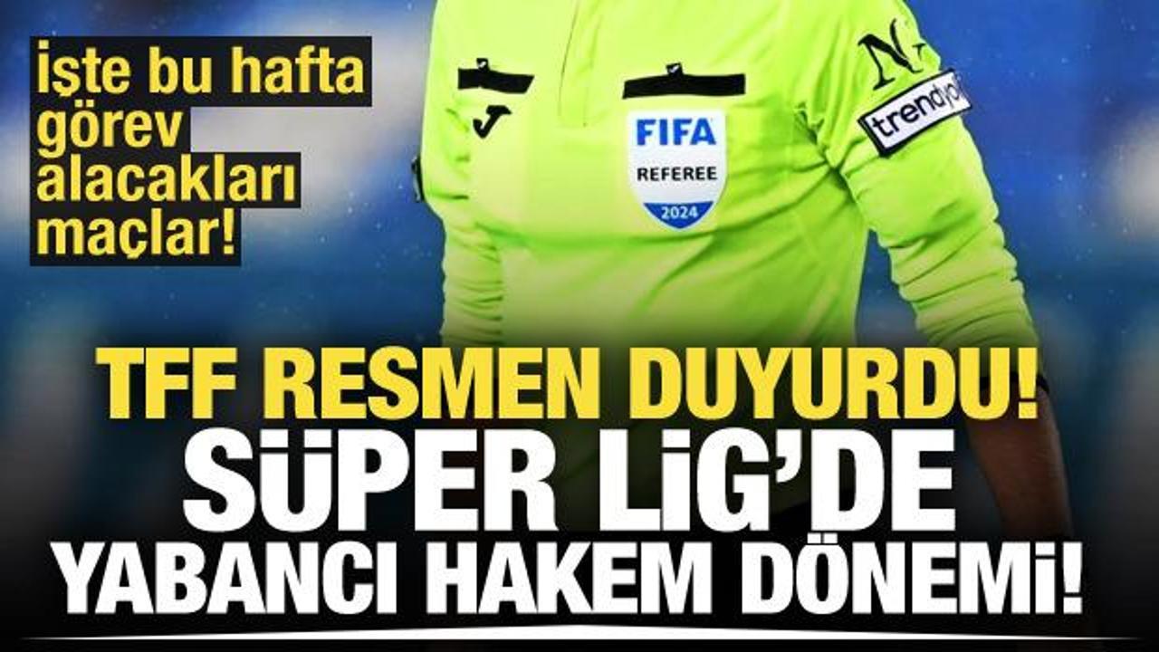 TFF duyurdu! Süper Lig'de yabancı 'VAR' hakemi dönemi!